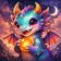 A vibrant and expressive avatar featuring a unique, abstract character with diverse colors and dynamic shapes, ideal for a pr
