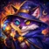 Unique vibrant fantasy creature avatar in bright colors, suitable for profile picture